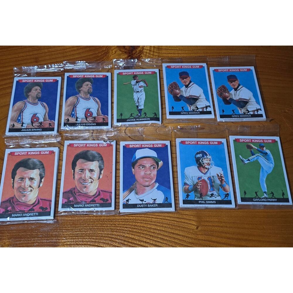 2022 Sports Kings Gum Cards- 10 Sealed Packs